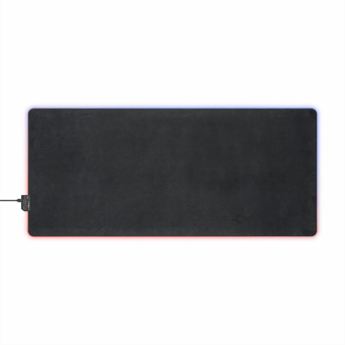 Companion Orange Graffiti LED Gaming Mouse Pad - RGB Edge Lighting