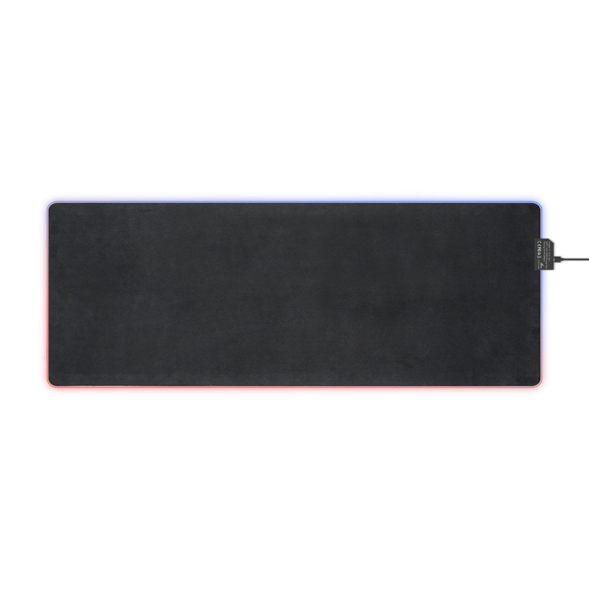 Companion Orange Graffiti LED Gaming Mouse Pad - RGB Edge Lighting