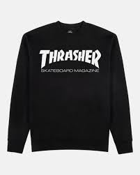 Thrasher Skate Mag Crewneck Black