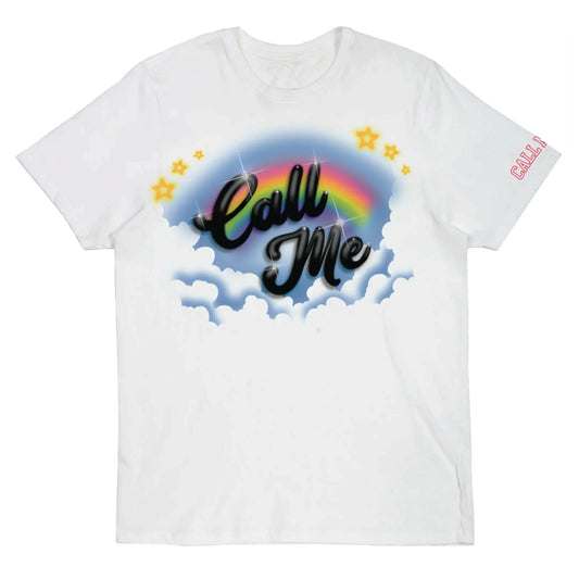 917 Airbrush Tee White