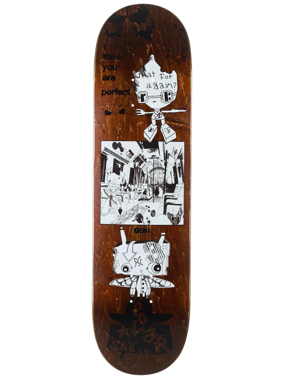Polar Oski “I think you perfect” deck 8.25