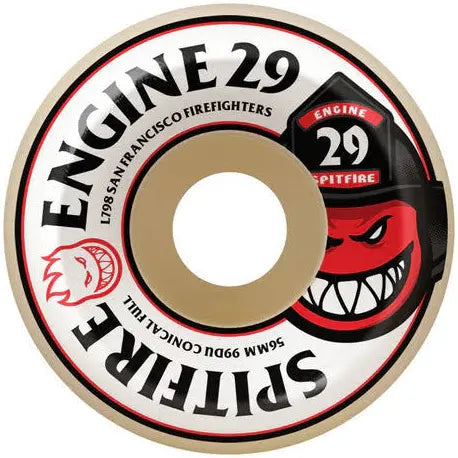 Spitfire x SFFD Conical Full Wheels 99a
